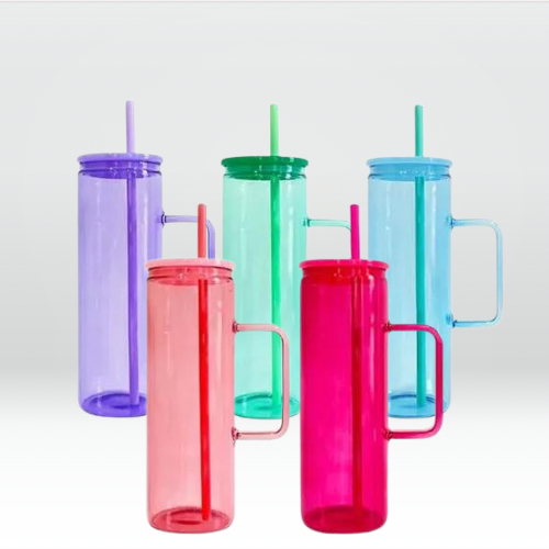 *PRÉCOMMANDE* Tasse en verre coloré 20 oz